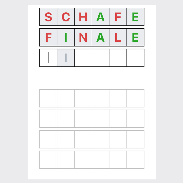 Wörtli Online Rätsel spielen
